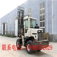 装载式越野叉车 四驱越野叉车 3吨4吨5吨四驱越野叉车