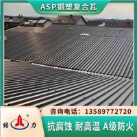 江苏徐州防腐彩钢瓦 asp钢塑复合板 隔热纳米板覆盖彩钢瓦