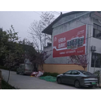 上海户外墙体广告,上海保险刷墙广告展示图