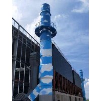 南通烟囱美化彩绘 泰州冷却塔刷蓝天白云 扬州冷却塔彩绘美化