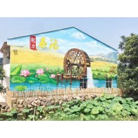 临汾墙体彩绘 大同乡村墙绘 长治宣传家风彩绘