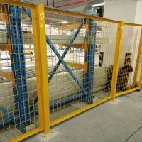 加厚车间隔离网厂区室内外可移动隔离栅栏机器设备防护铁丝网围栏