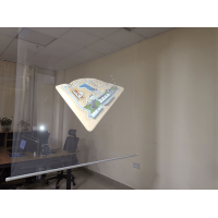 厂家批发全息投影膜 1.52米宽幅全息膜 橱窗广告展示膜